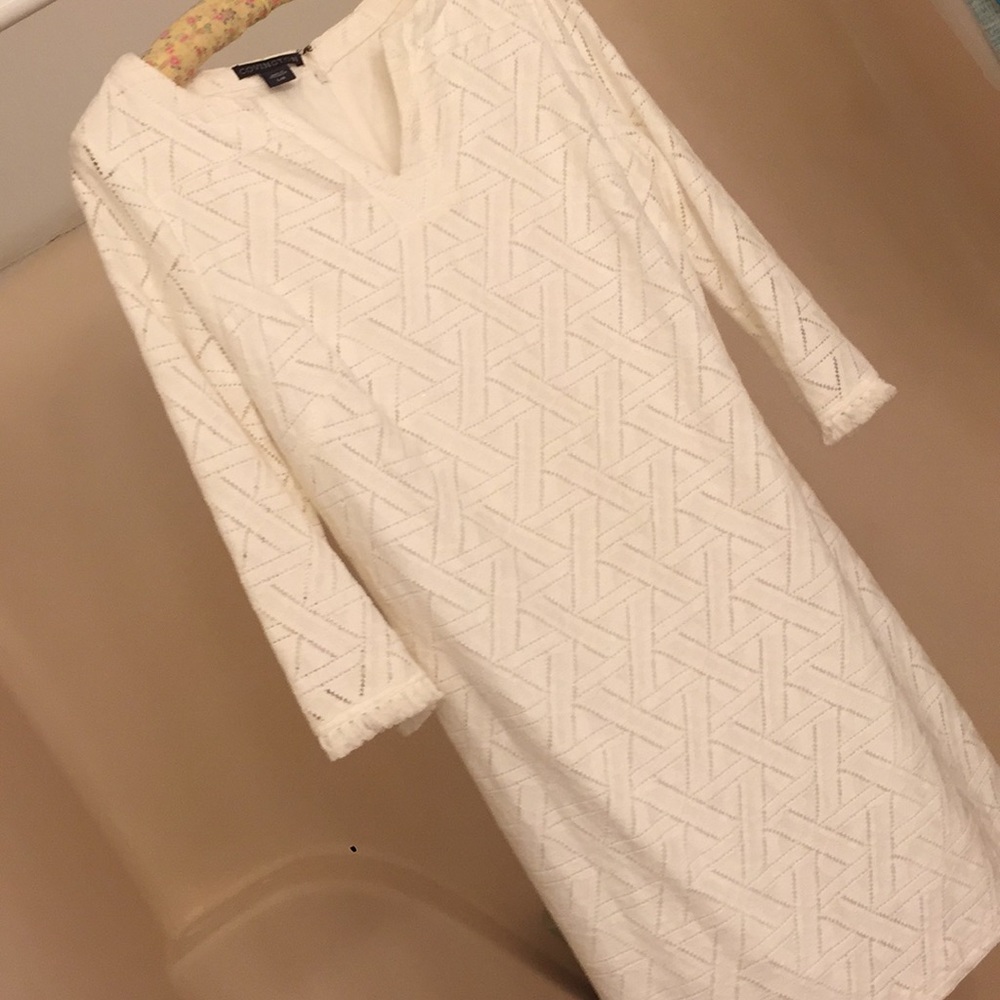 White cotton dress!